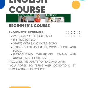 English for beginner's course